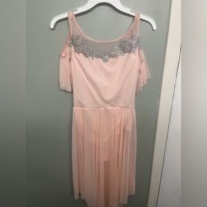 Weissman light pink costume